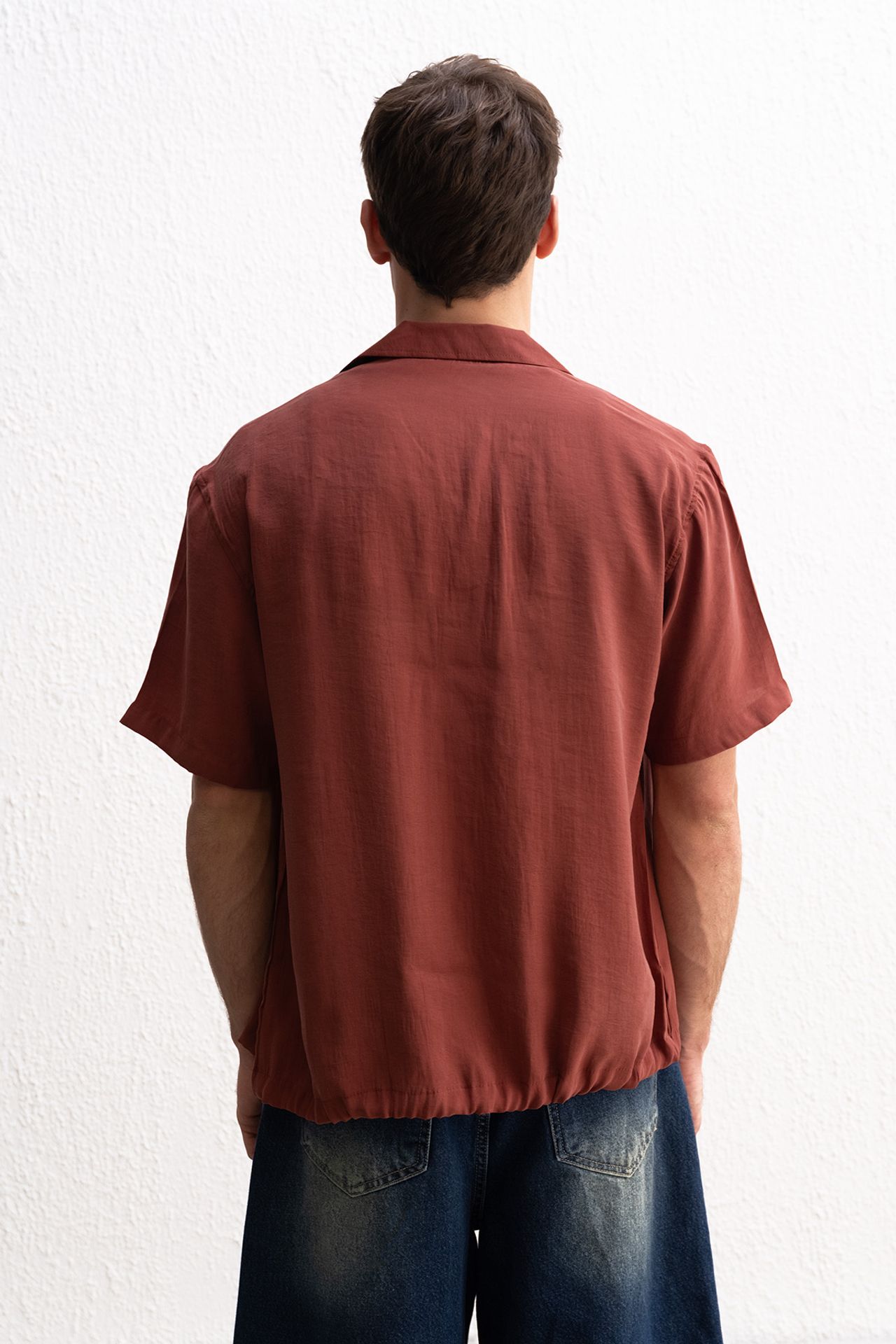 GIESTO Men's Short Sleeve Open Collar Shirt 4