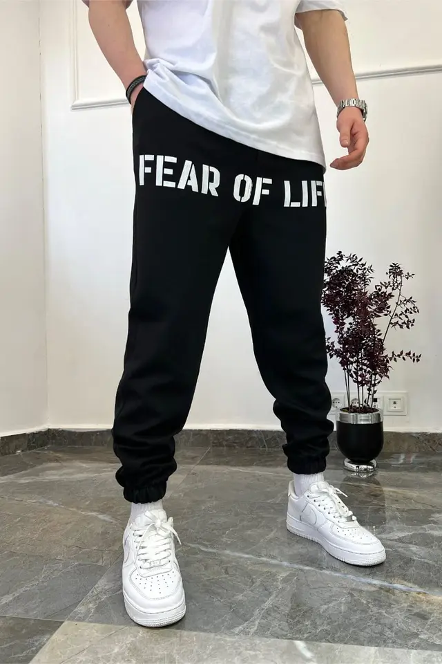 NOMARC Baskılı Lastikli Bel Jogger