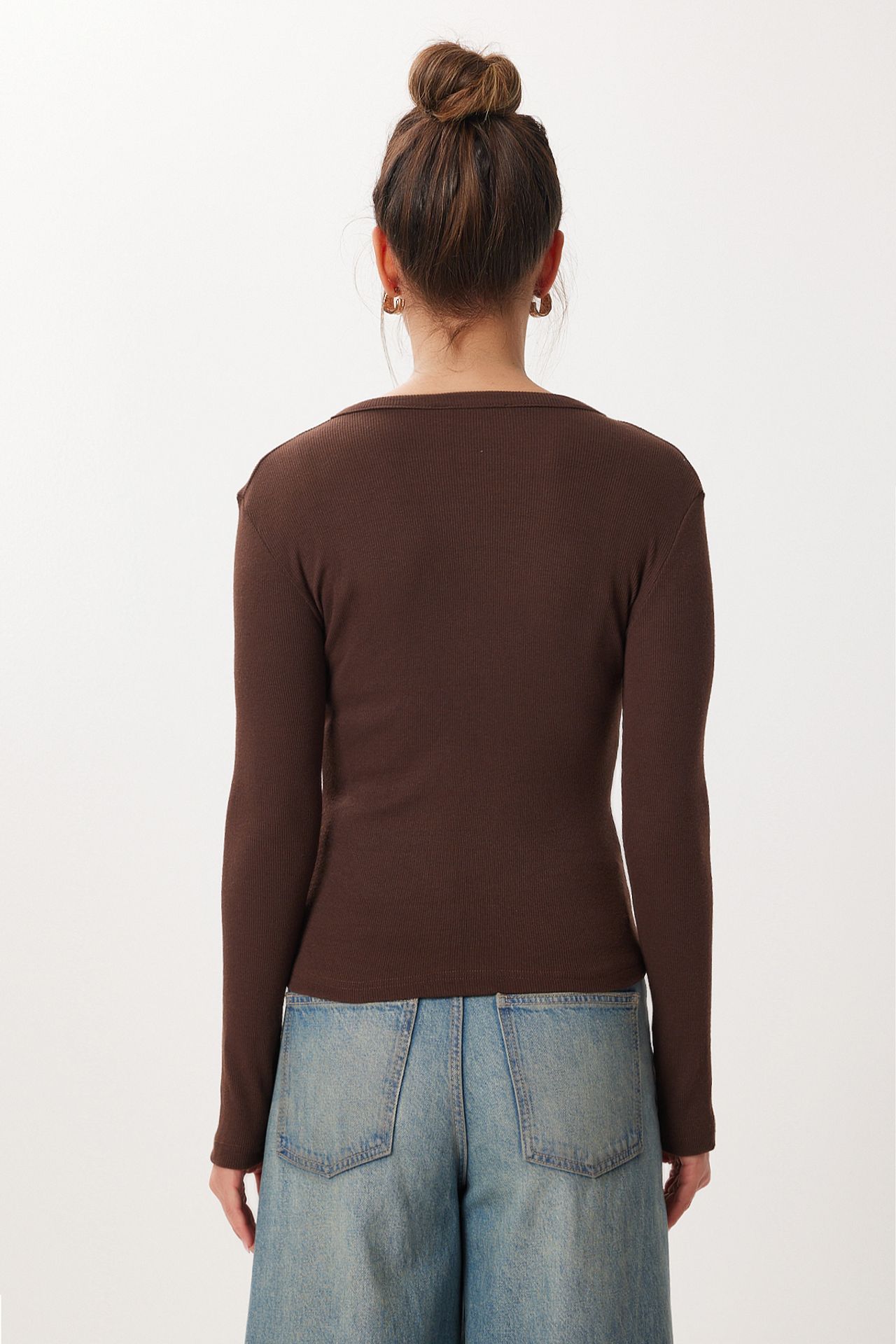 ISTANBUL Slim Fit Ribbed Knit Cardigan 4
