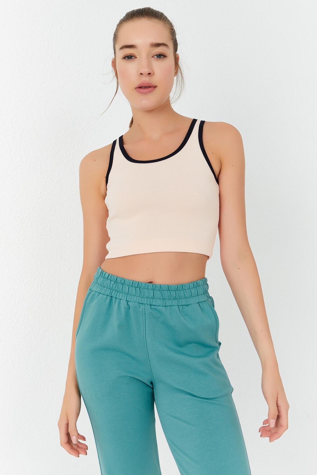 TOMMY Ribbed Sleeveless Crop Top 3