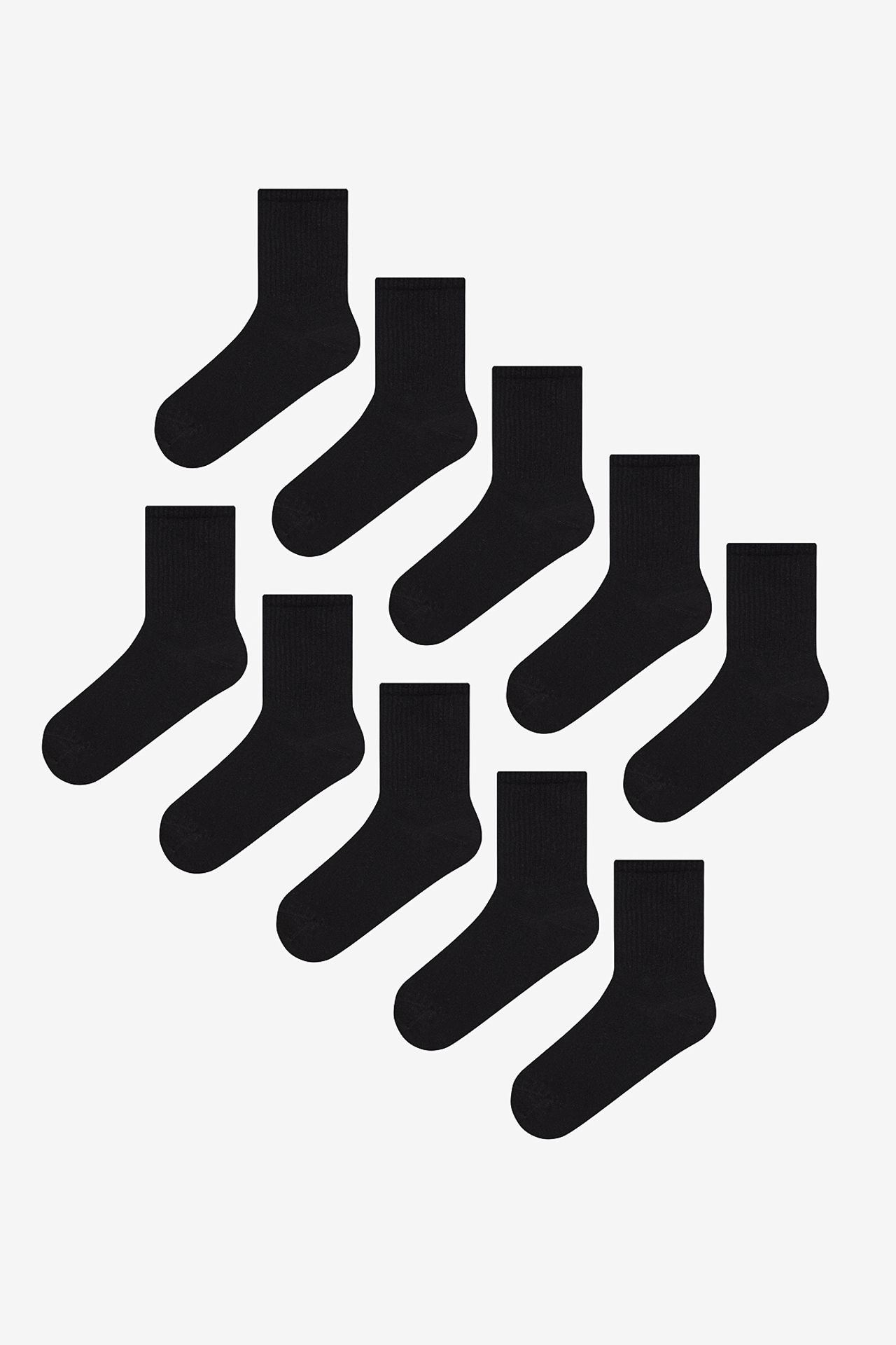 PENTI Basic Tennis 10-Pack Ankle Socks 1