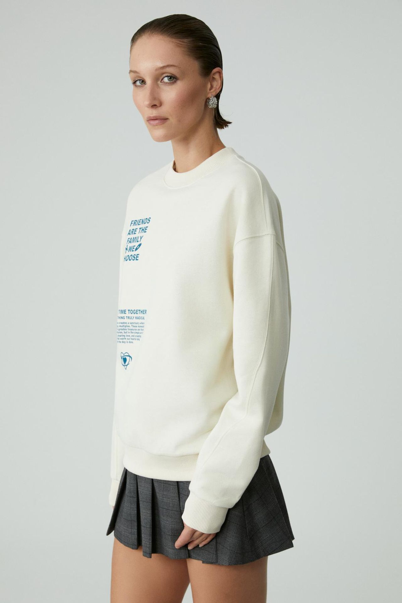 ETHIQUET Relaxed Crew Neck Sweatshirt 4