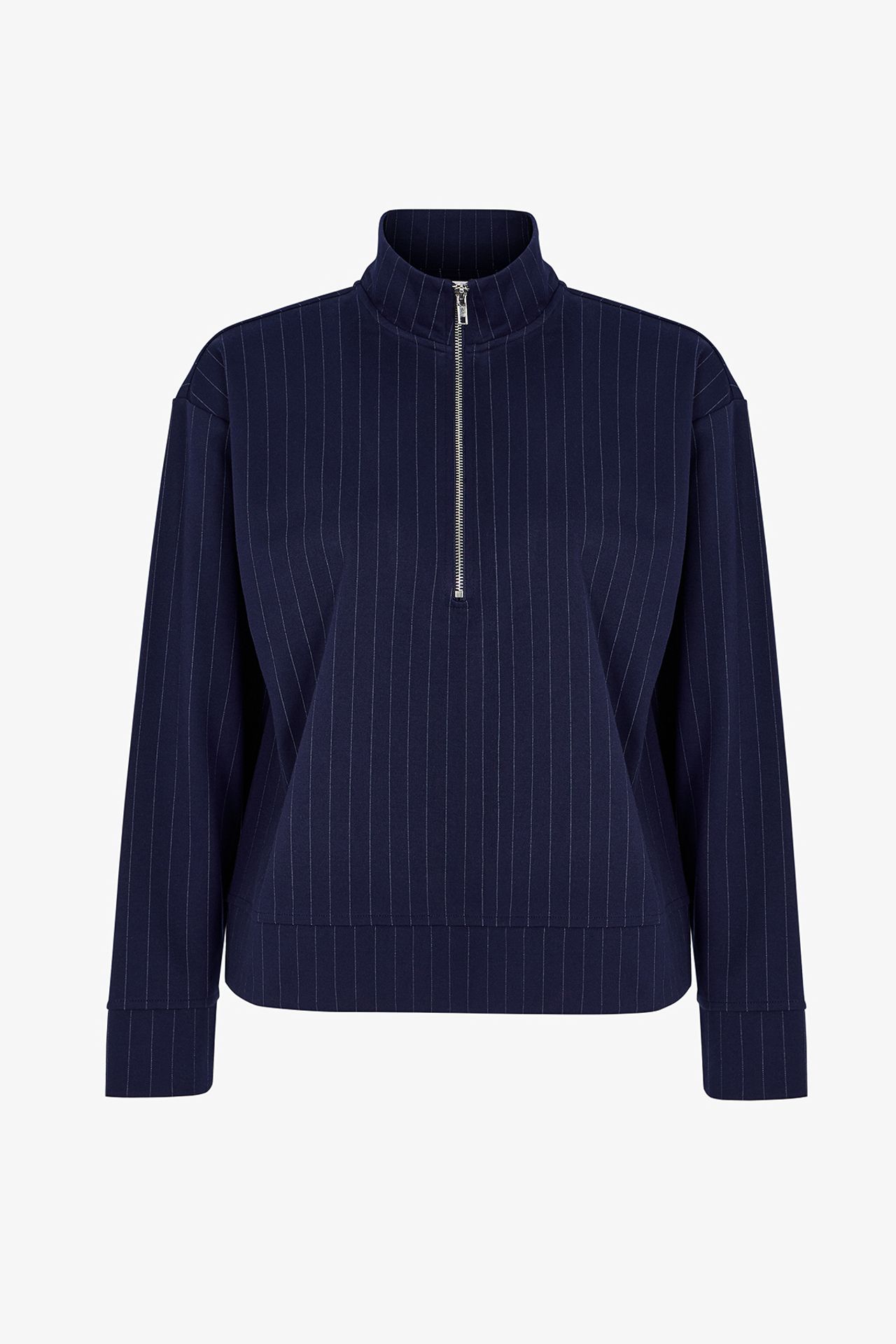 PENTI Half-Zip Striped Sweatshirt 5
