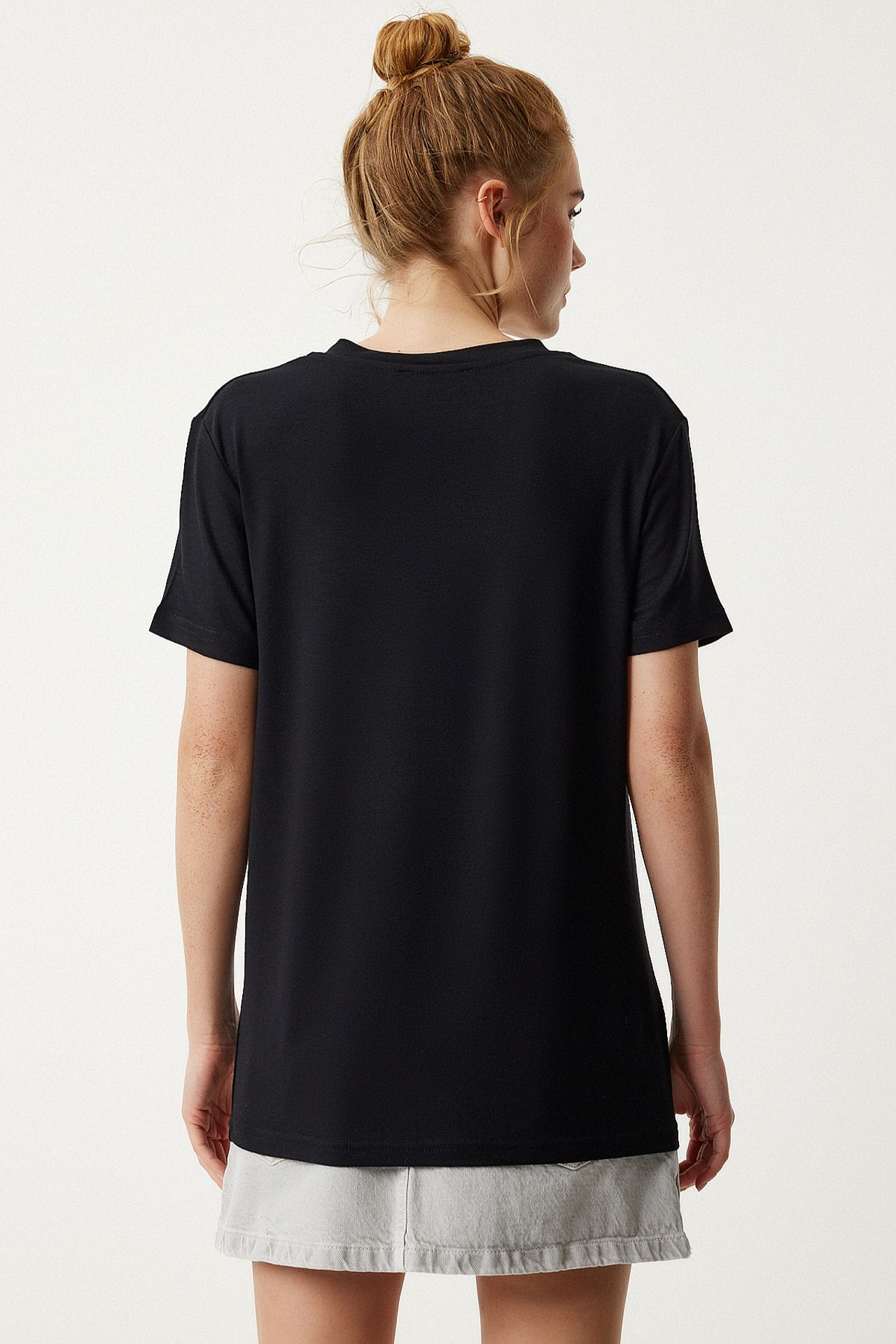 ISTANBUL V-Neck Short Sleeve Plain T-Shirt 6