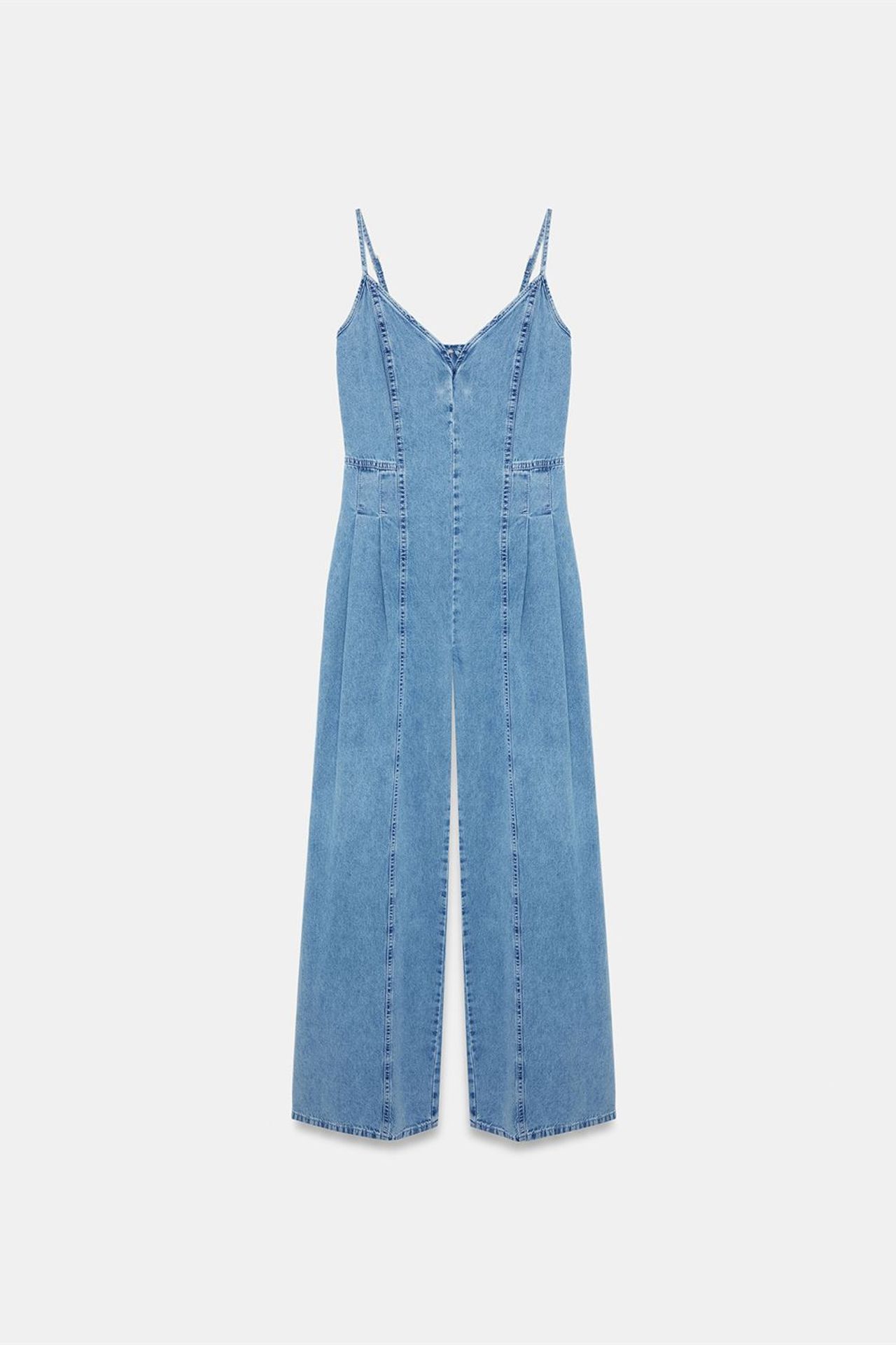 DILVIN Wide-Leg Denim Jumpsuit 5