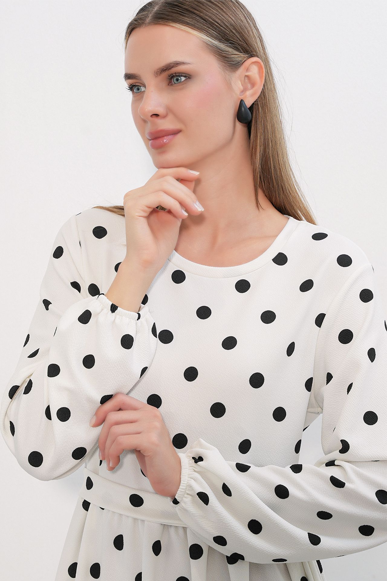 BDART Floral Maxi Knit Dress With Bow Detail 2