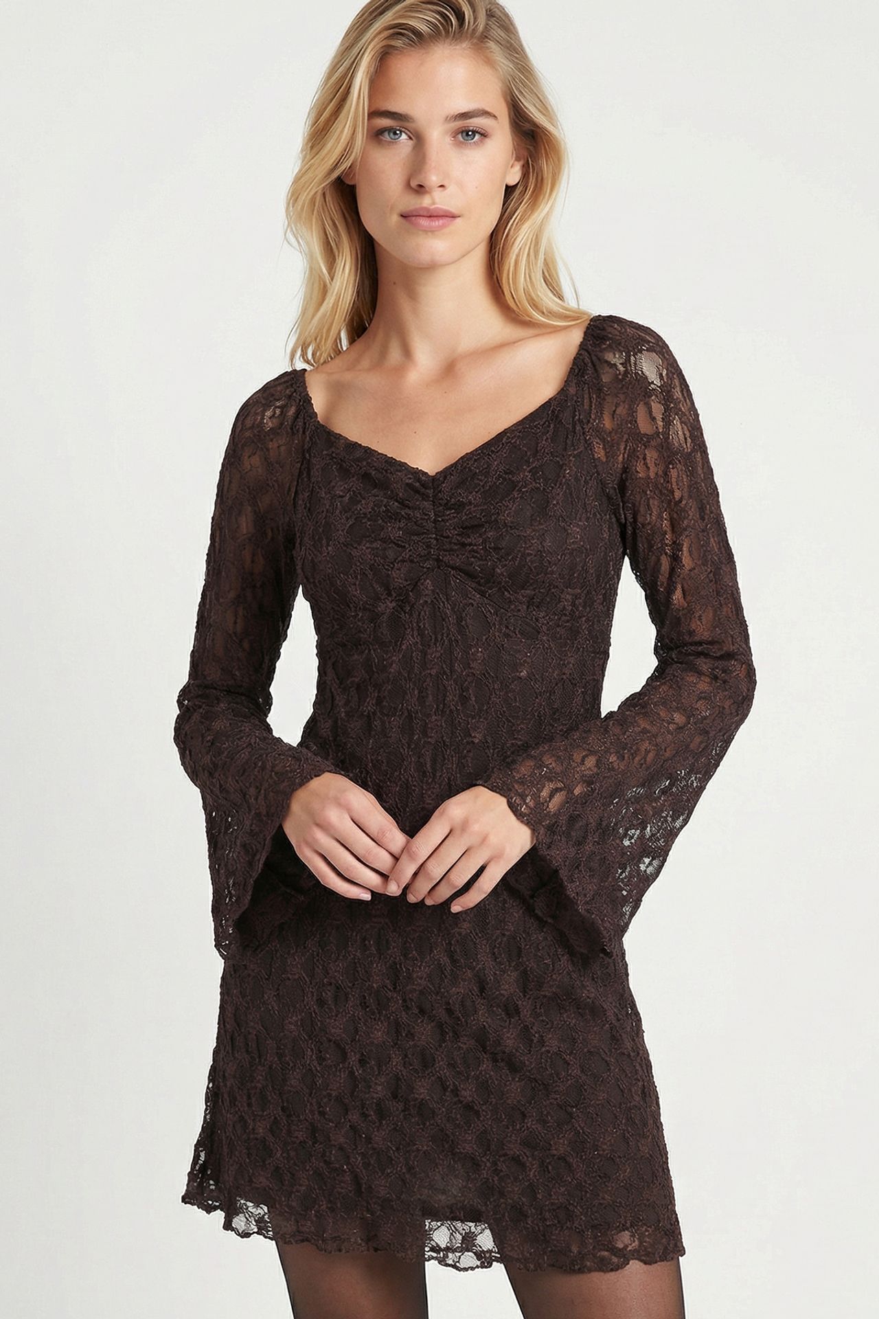 ISTANBUL Fitted Lace Mini Dress 2