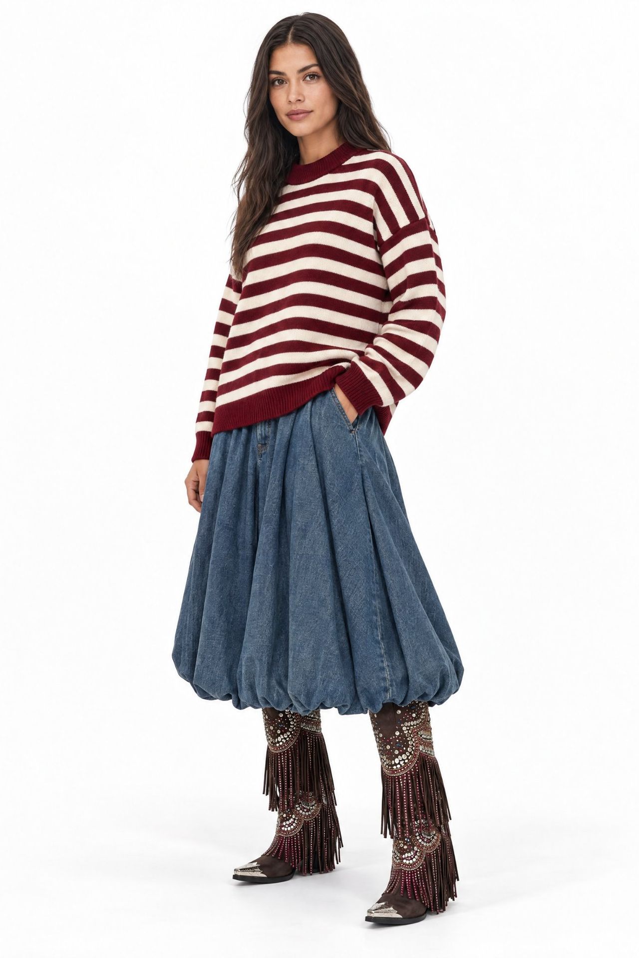 MIXRAY Women's Acrylic Sweater