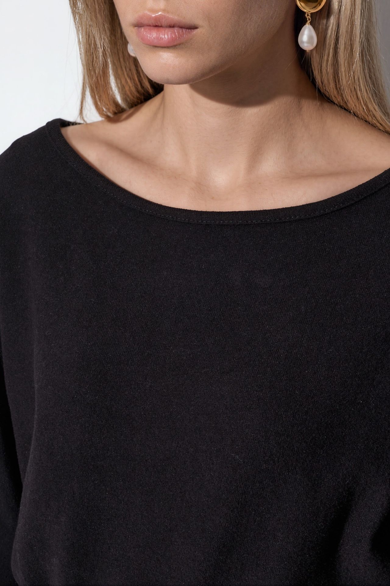 BUSEM Women's Cropped Crew Neck Sweatshirt 4