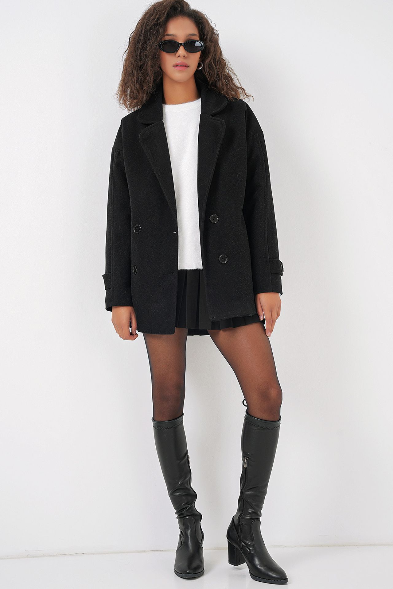 BDART Relaxed Fit Shawl Collar Buttoned Coat 2