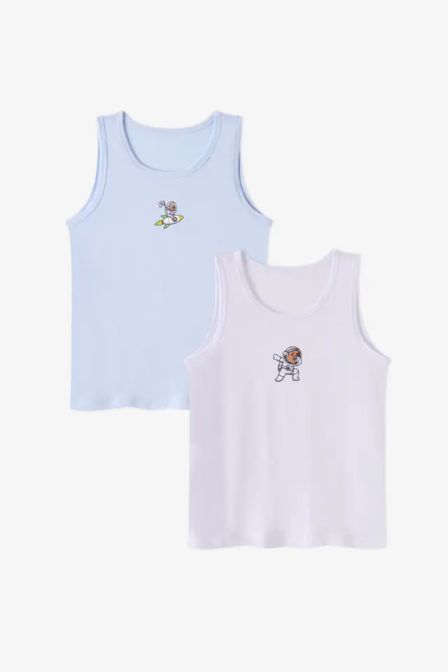 PENTI Boys' Capybaras Space Tank Top