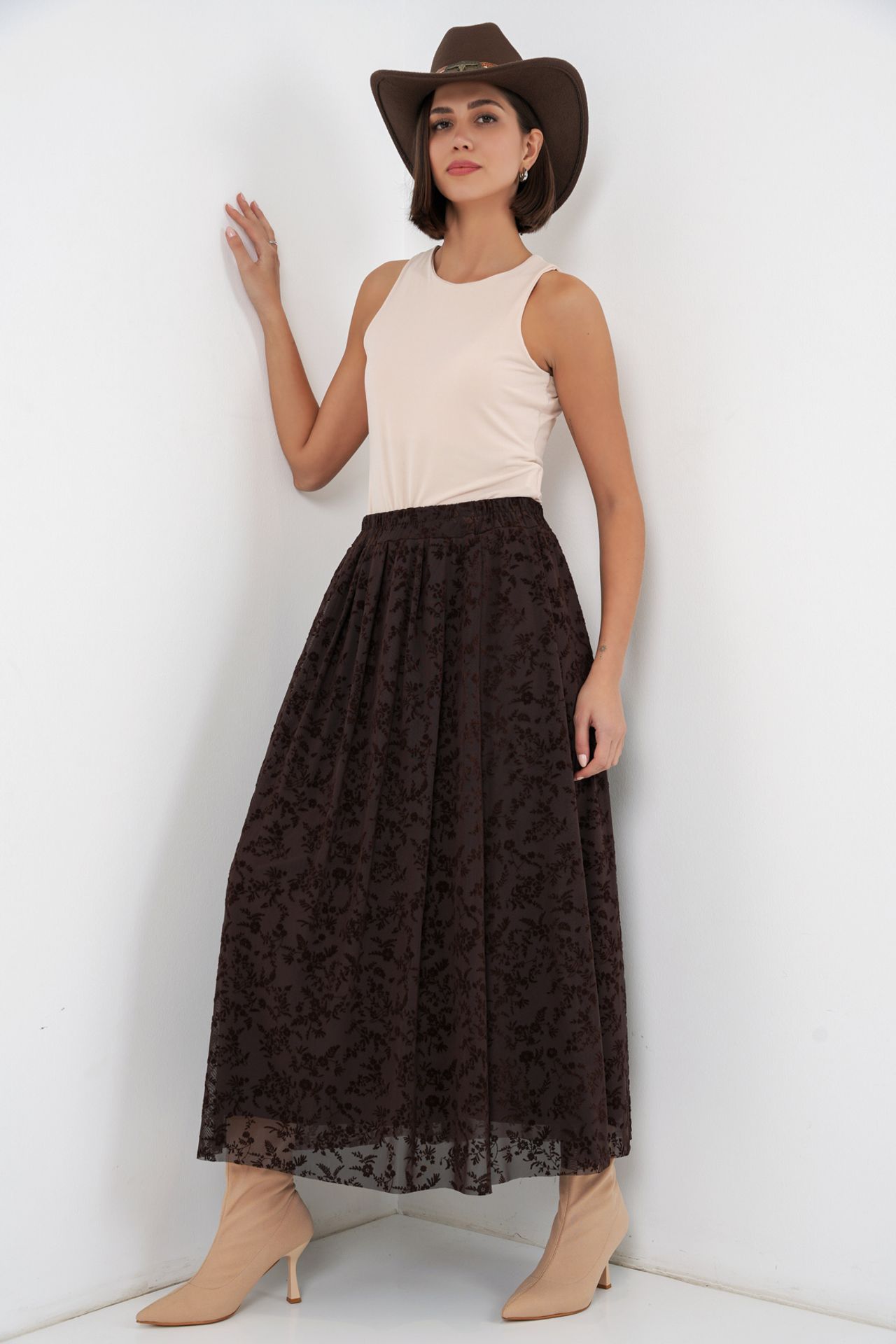 BDART High Waist Floral Maxi Skirt 4