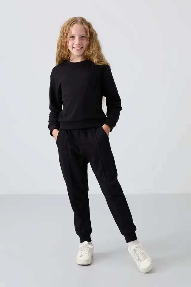 TOMMY Long Crew Neck Tracksuit Set