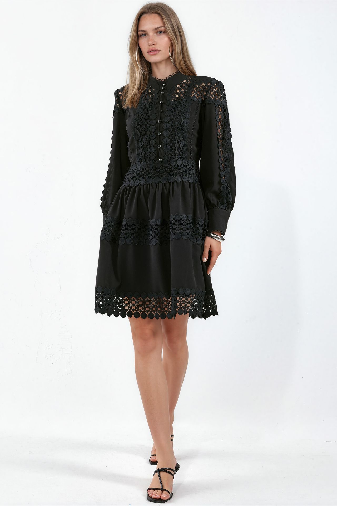 MSN Lace A-Line Mini Dress 1