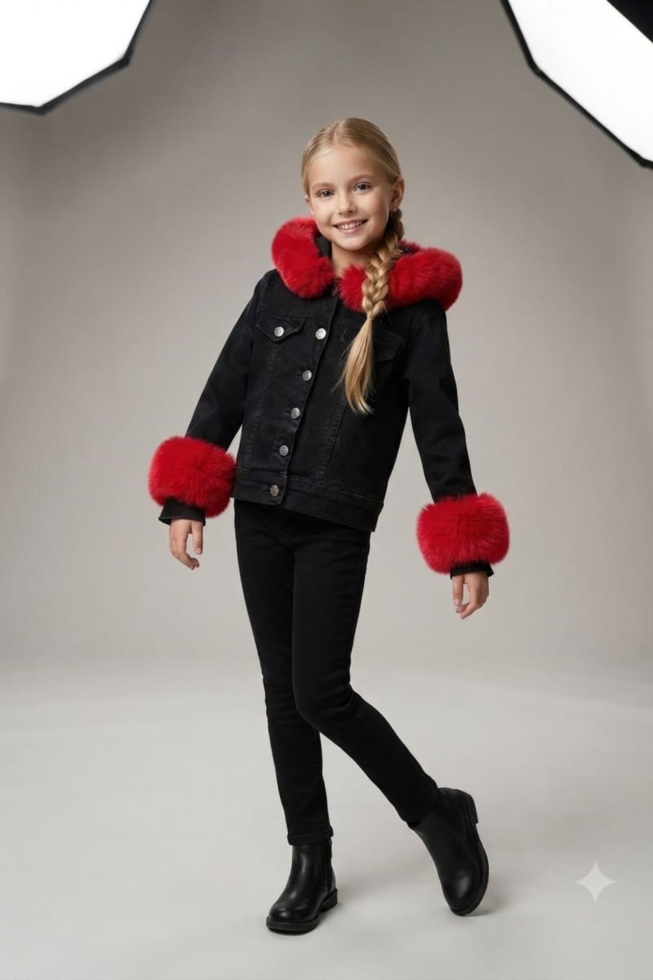 HİLAL AKINCI KİDS Youth Cotton Blend Jacket 2