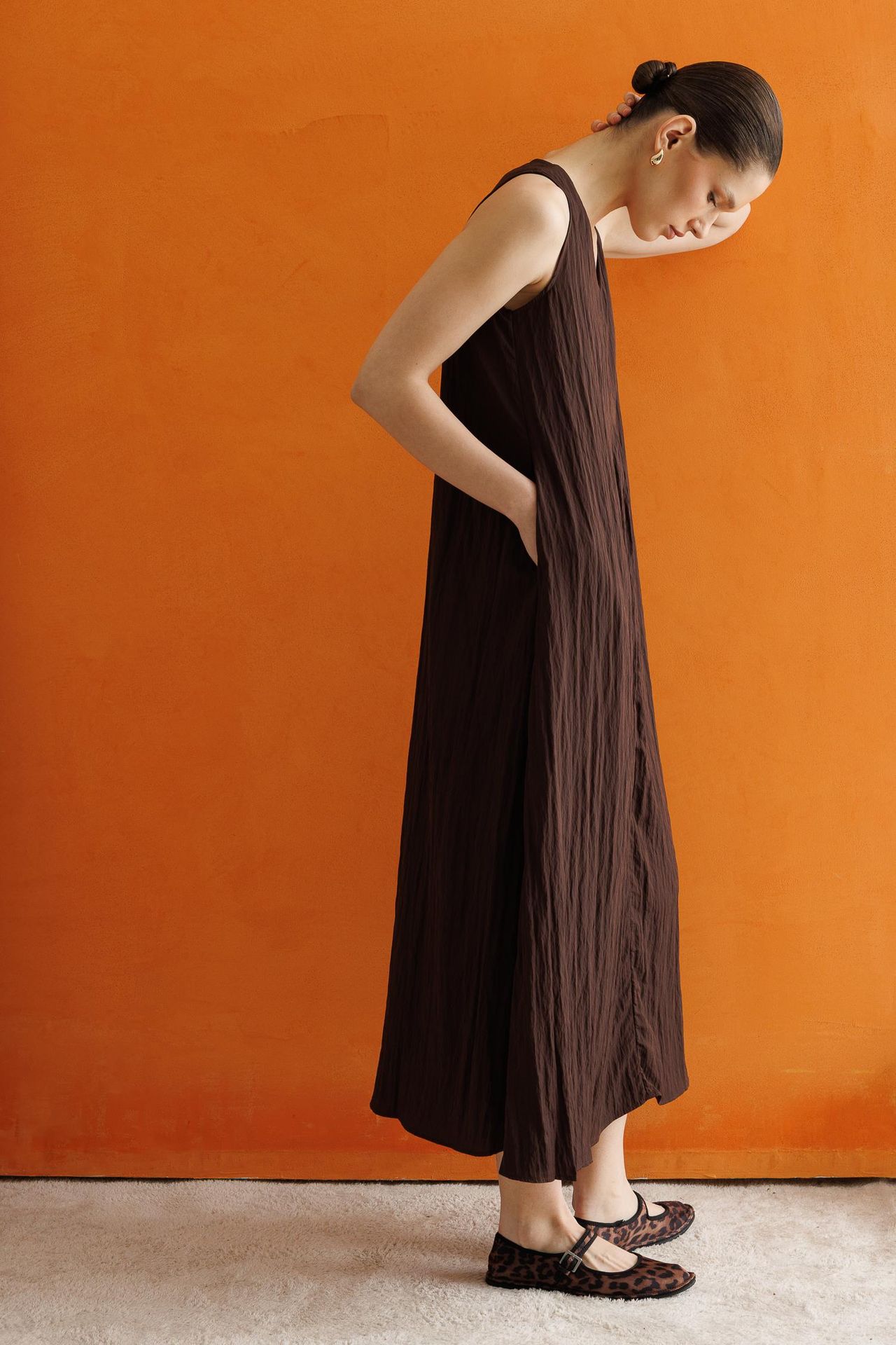 Mixray V-Neck Maxi Dress 3