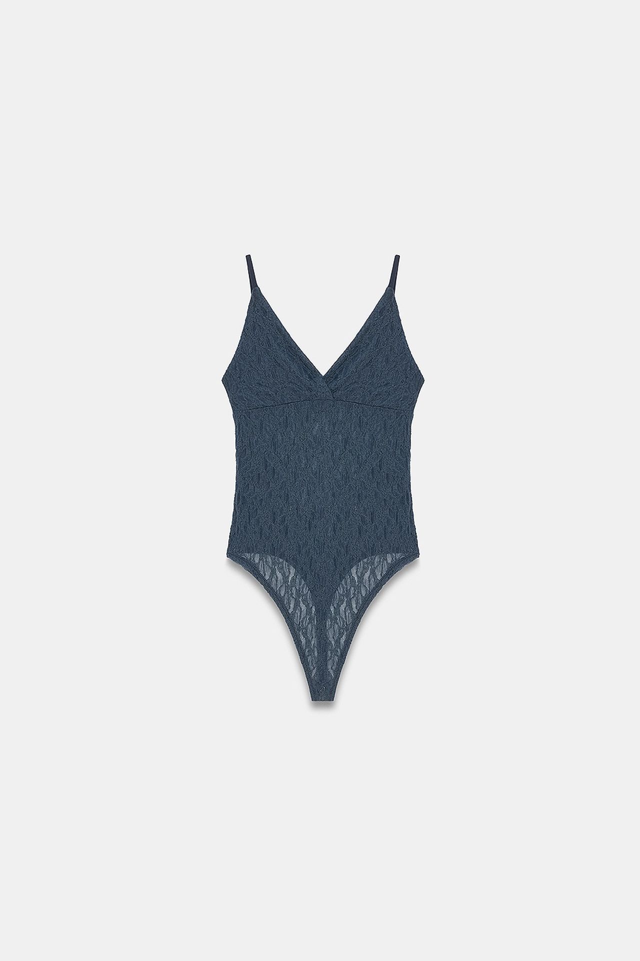 DILVIN Dantelli Kolsuz Body Bluz 5