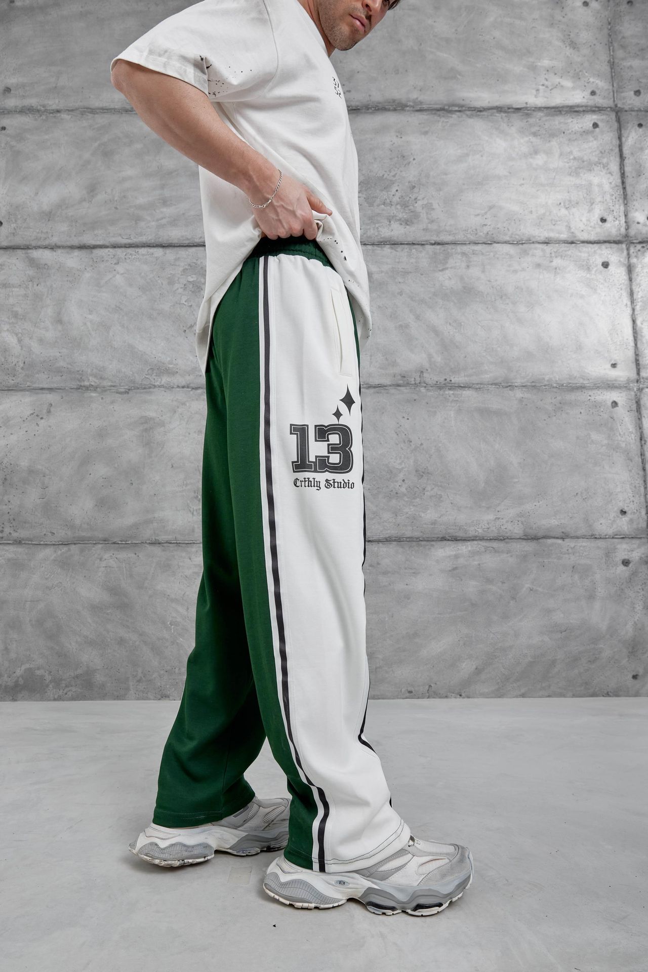 NOMARC Bol Geniş Paça İpli Jogger Pantolon 3