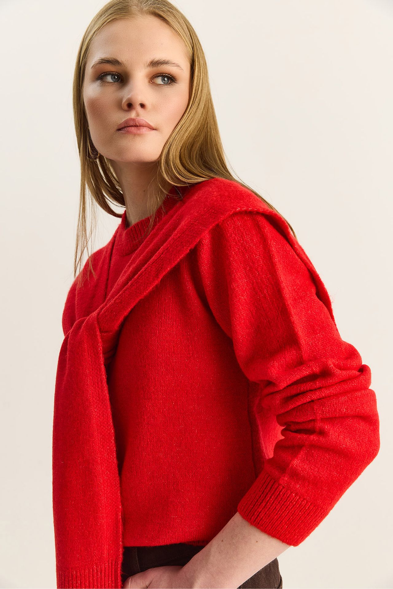 LUCCI Regular Fit Crew Neck Ribbed Sweater 6