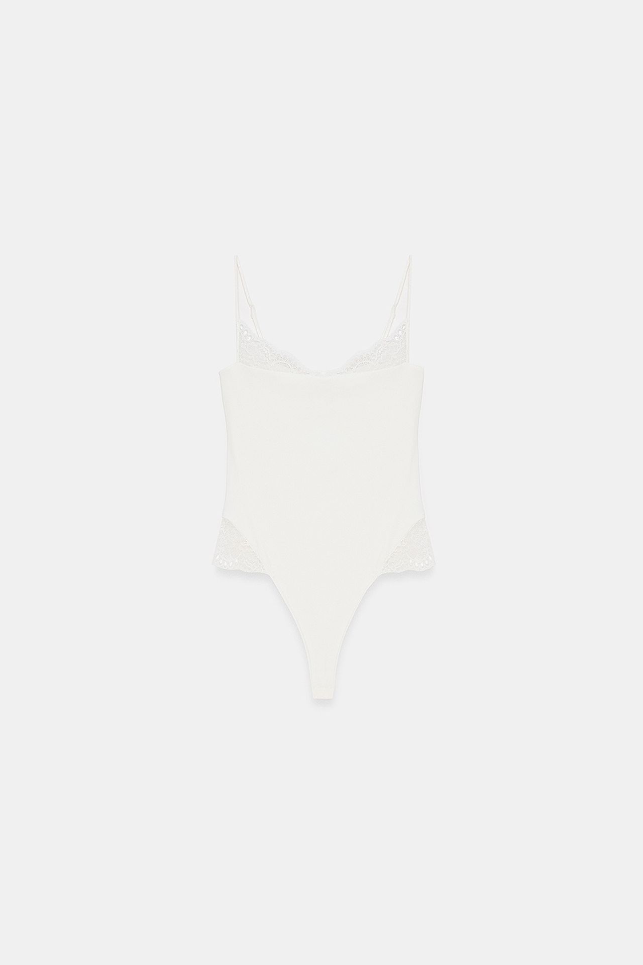 DILVIN Dantel Kolsuz Dar Kesim Body Bluz 5