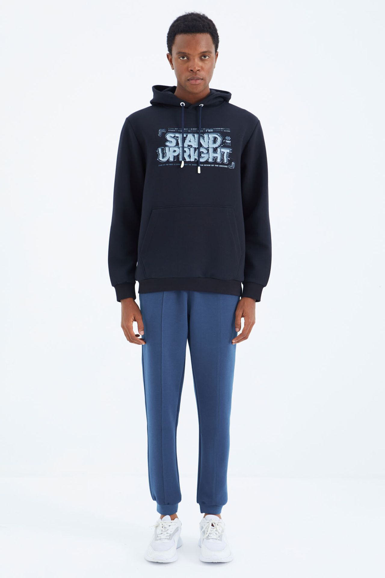 TOMMY Men's Regular-Fit 3-Thread Fleece Sweatpants 4