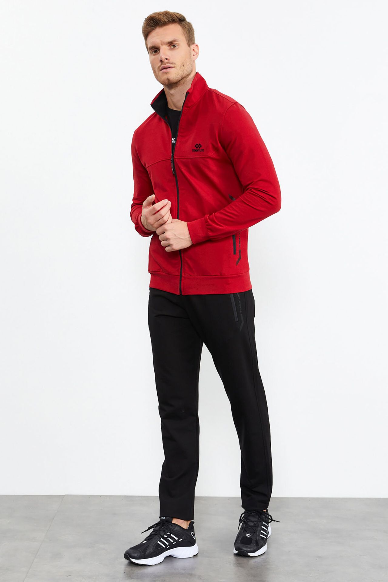 TOMMY Men's Zip-Front Sweatshirt And Pants Set 3