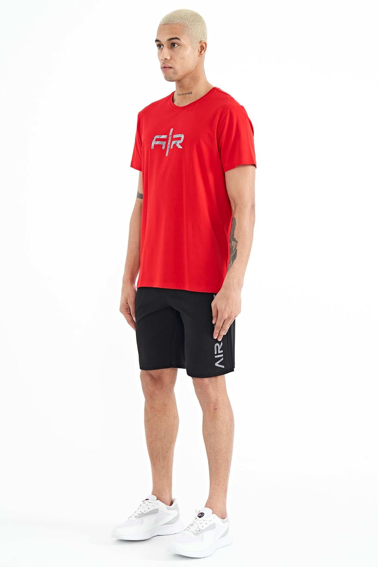 TOMMY Men's Printed Fleece Sweat Shorts 4