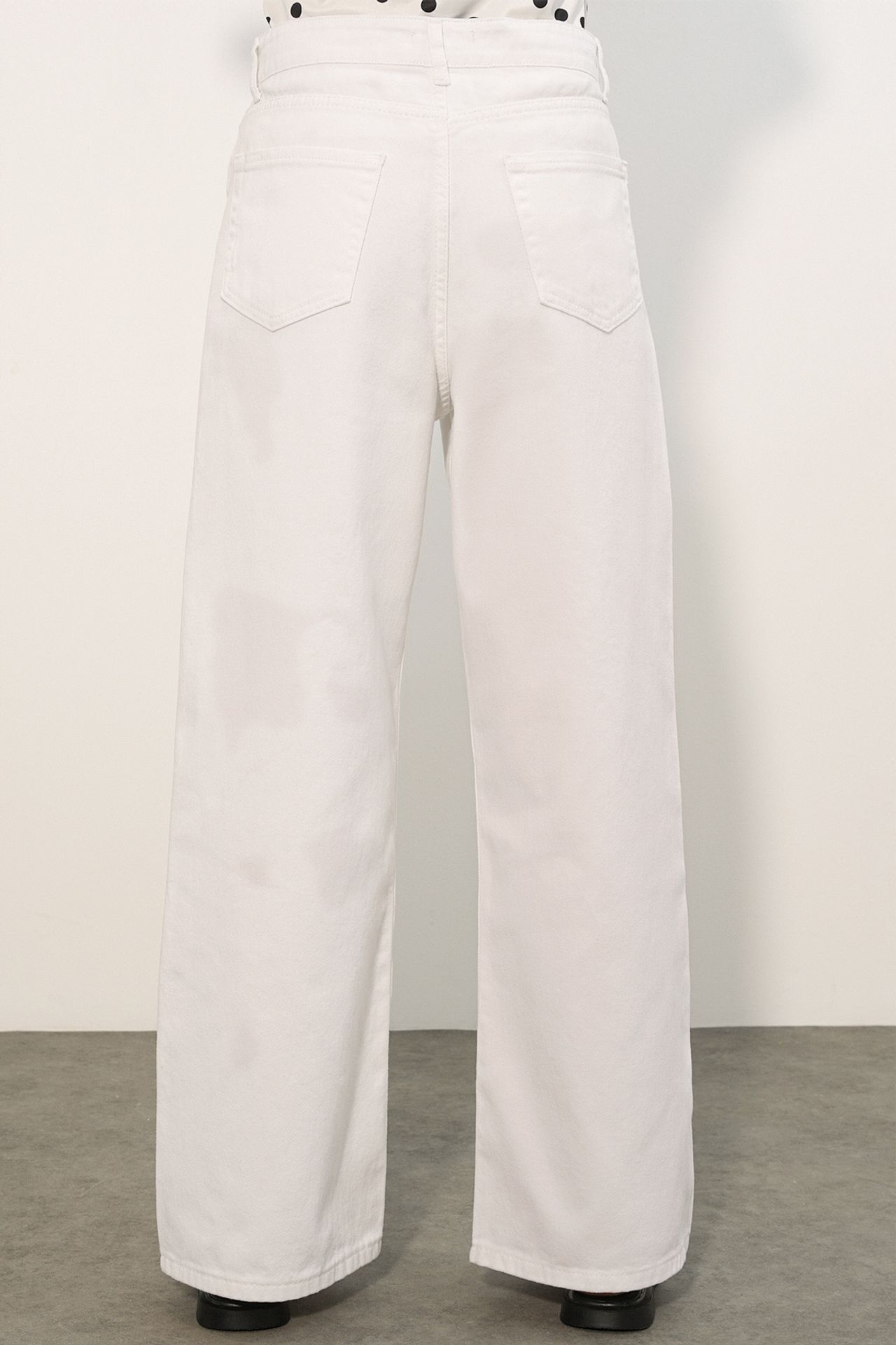 BDART High Waist Loose Fit Wide Leg Denim Jeans