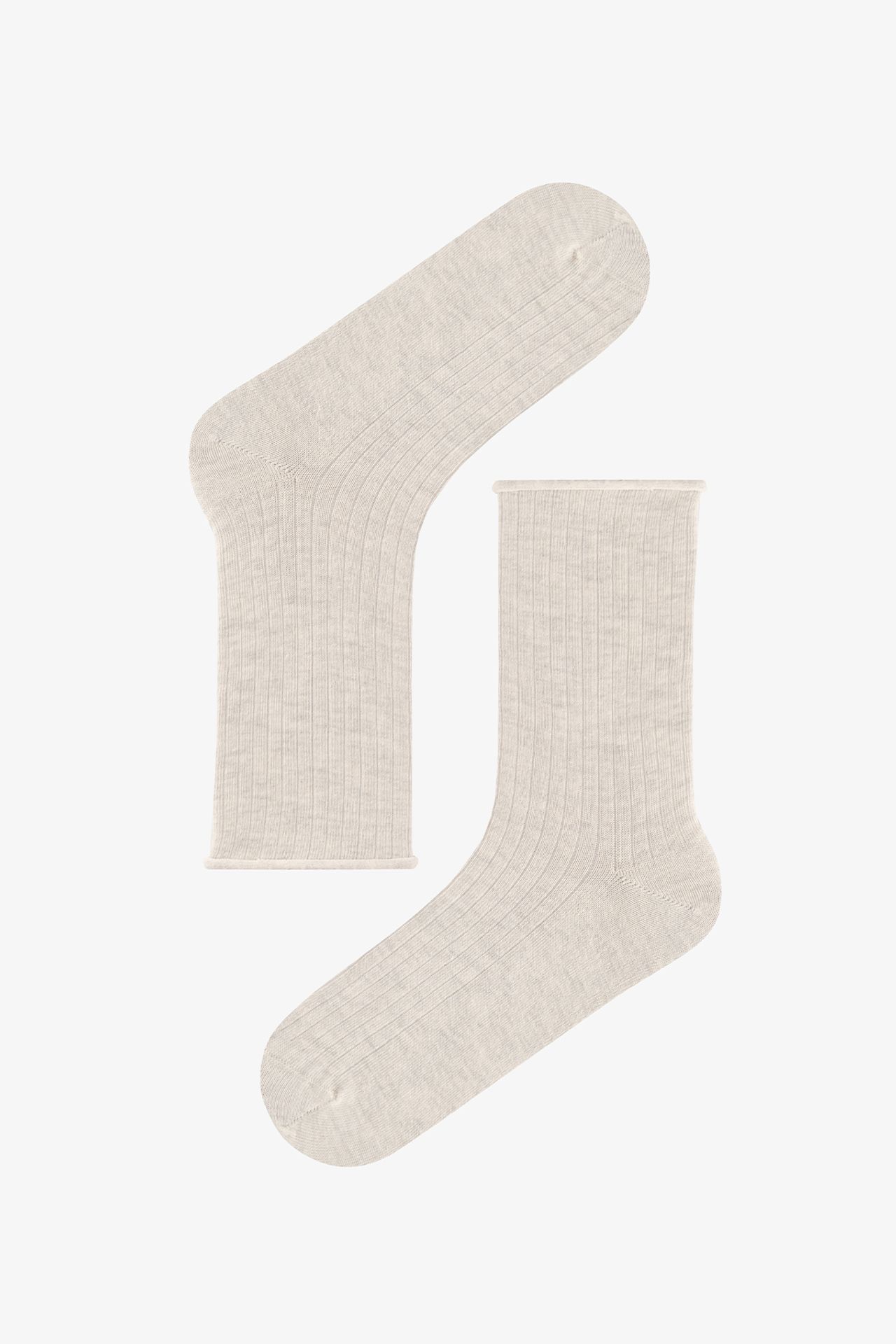 PENTI Relax Ribbed 2-Pack Crew Socks 5