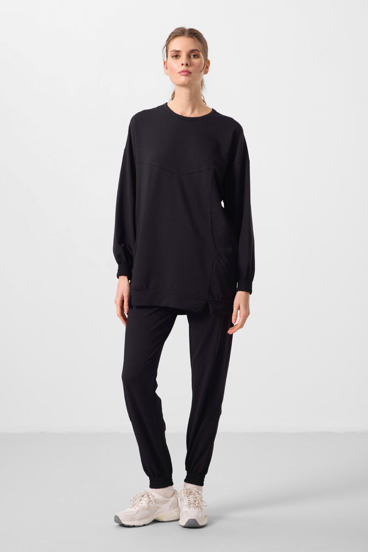TOMMY Oversized Fleece Sweatshirt And Pants Set 5