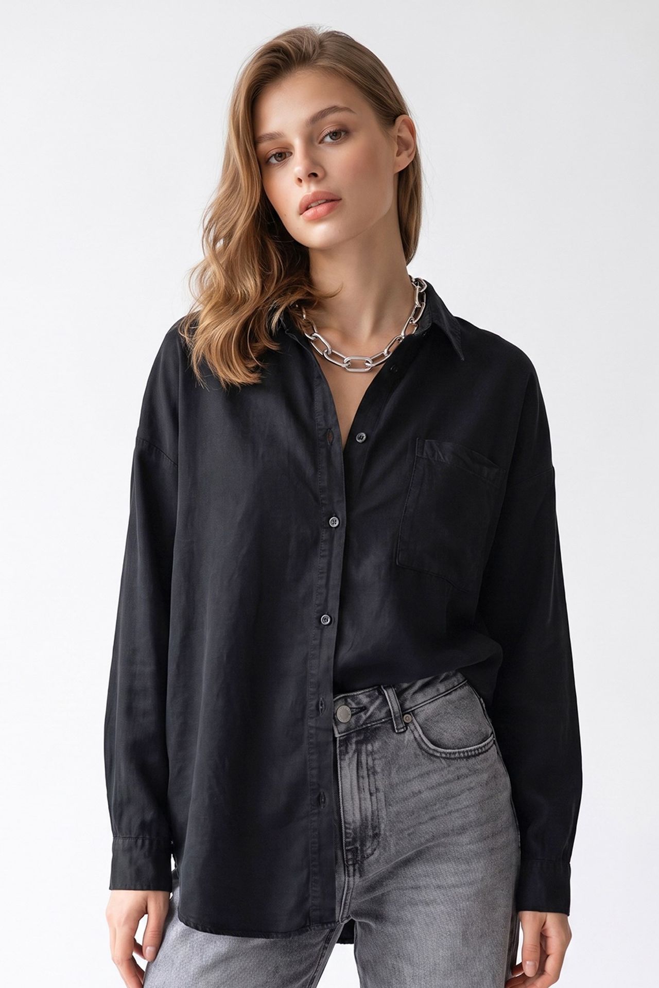 MIXRAY Women's Tencel Shirt 5
