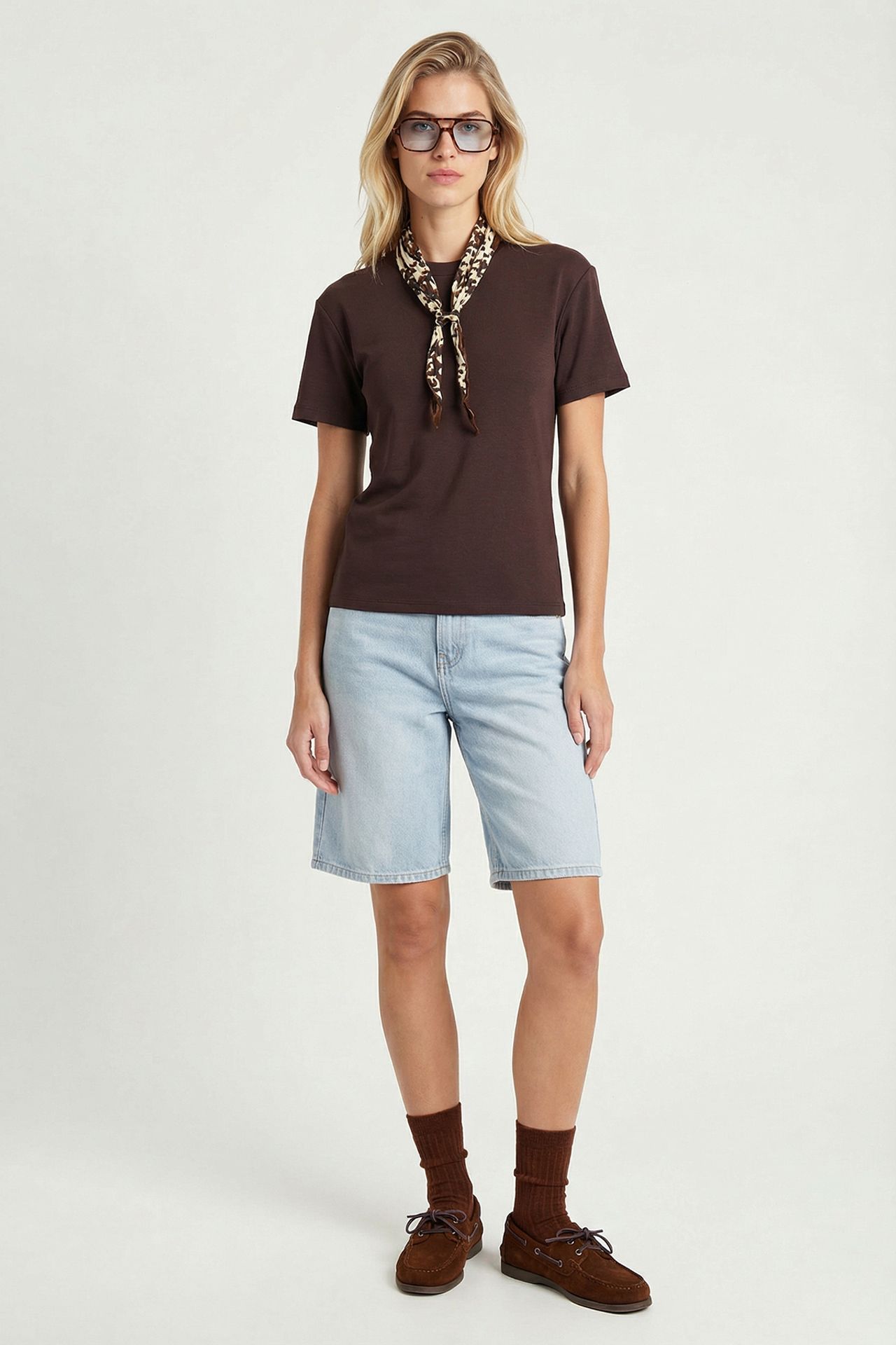 ISTANBUL Plain Crew Neck T-Shirt 3