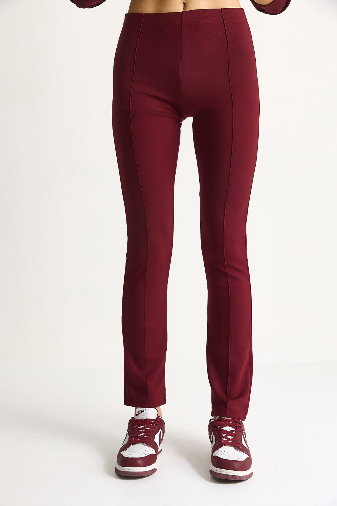 LUCCI Fitted Long Sleeve Crew Neck Two-Piece Set 6