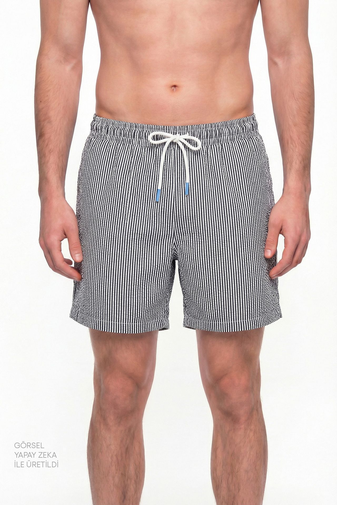 PENTI Men's Tissue Striped Shorts 1