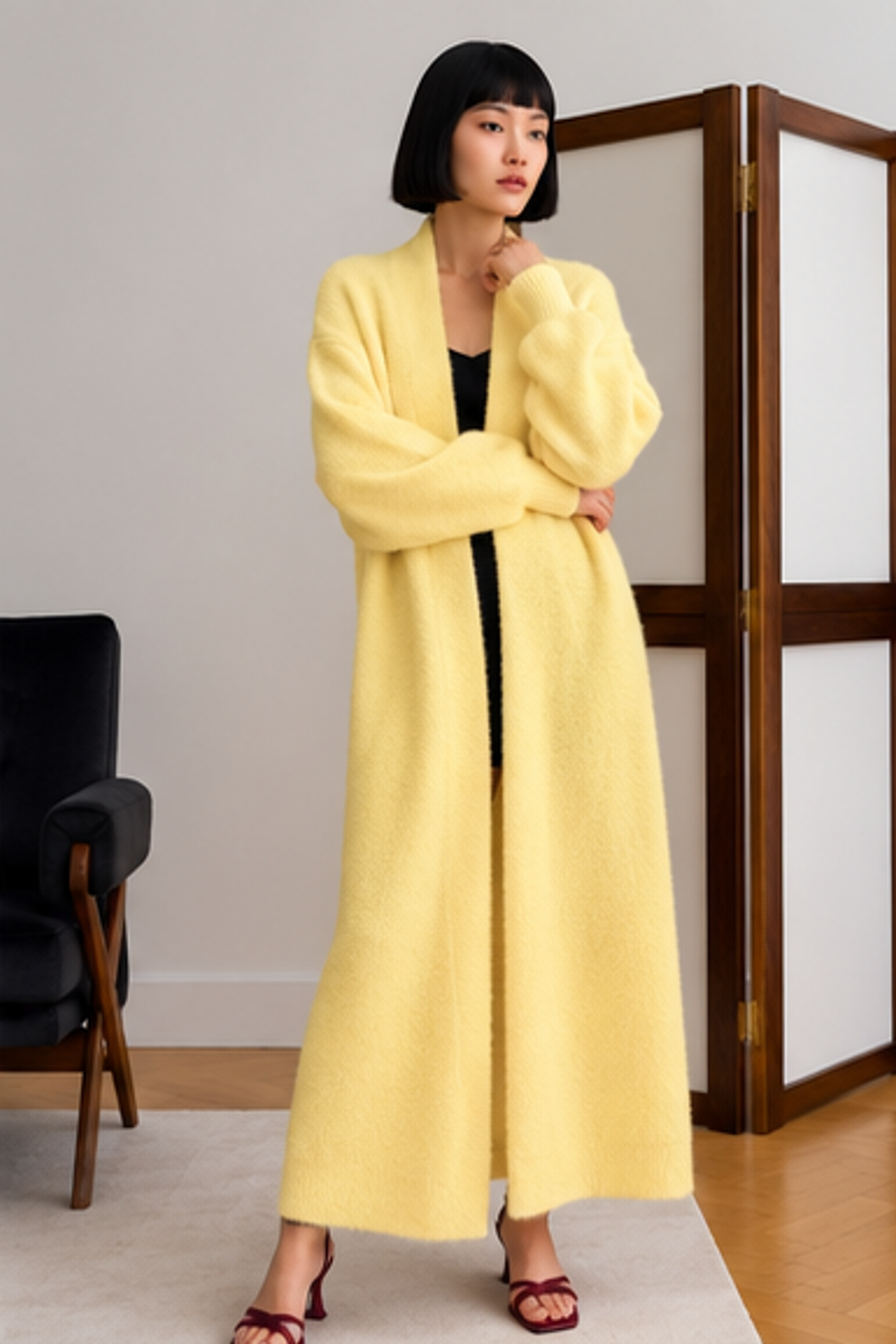 MY FASHION Açık Ön Normal Kalıp Hırka 2