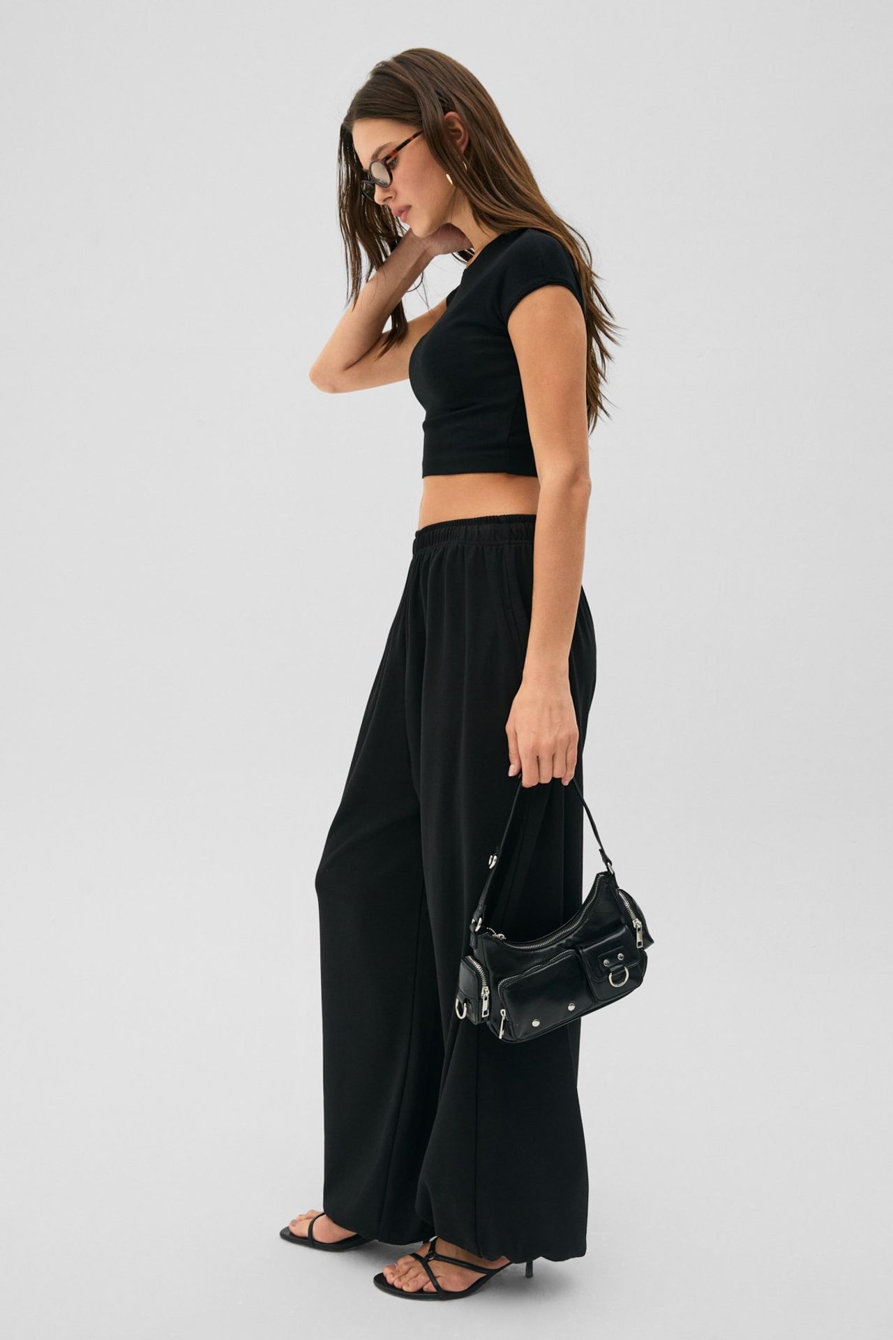 GRIMELANGE Oversized Wide Leg Joggers 3