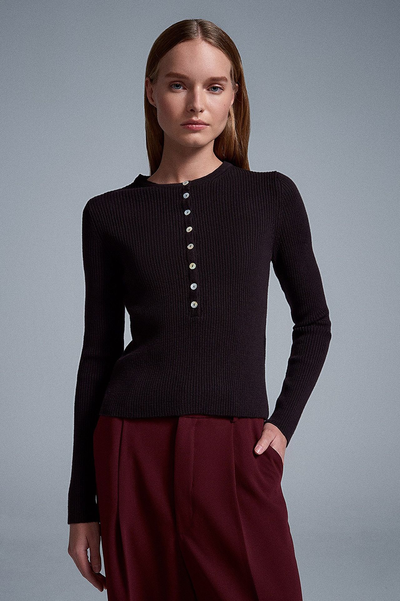 DILVIN Women's Acrylic Wool Blend Sweater 3