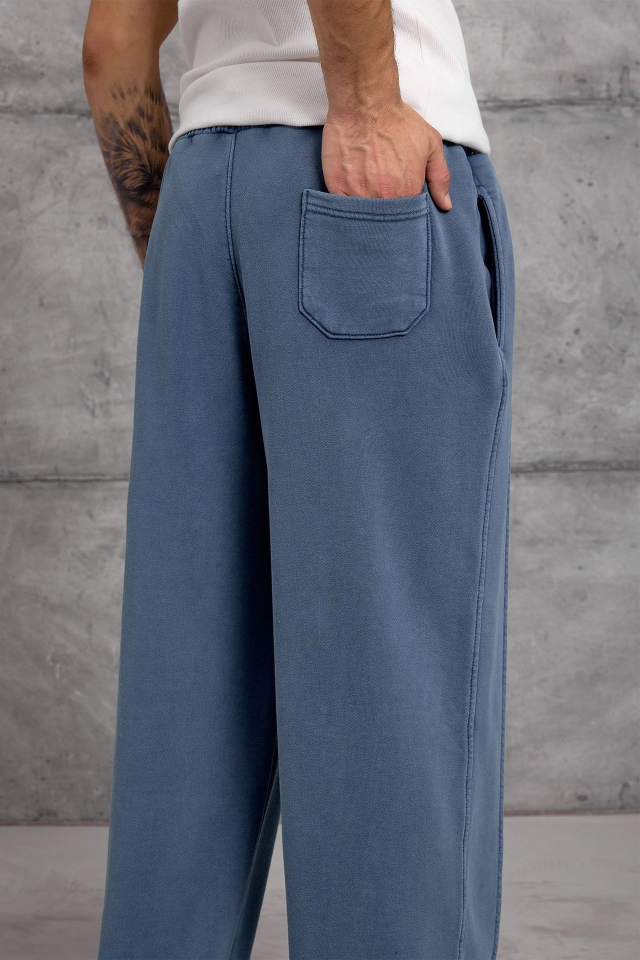 NOMARC Geniş Paça Bağcıklı Jogger Pantolon 6