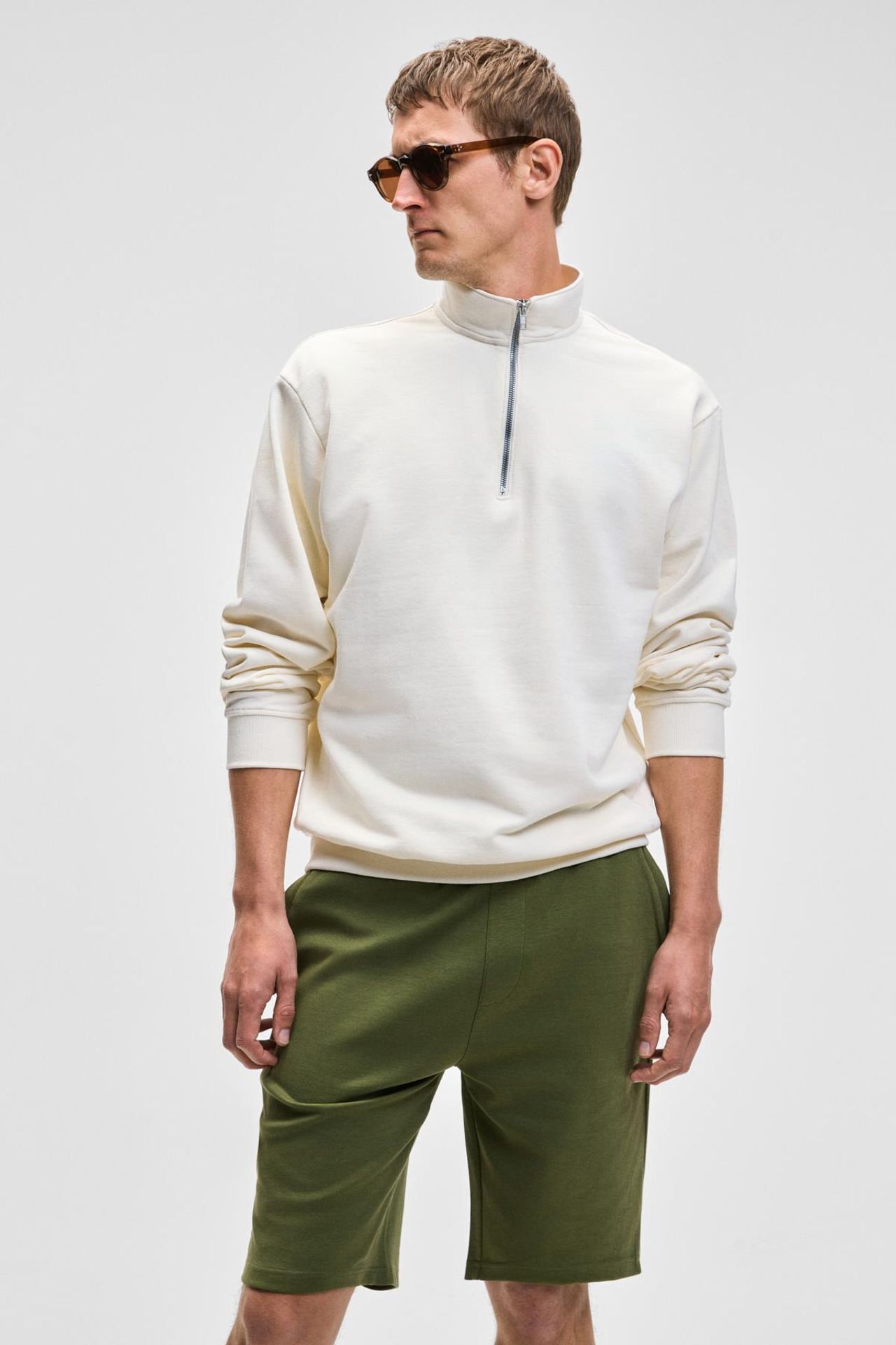 GRIMELANGE Yarım Fermuarlı Yarım Balıkçı Yaka Sweatshirt 3