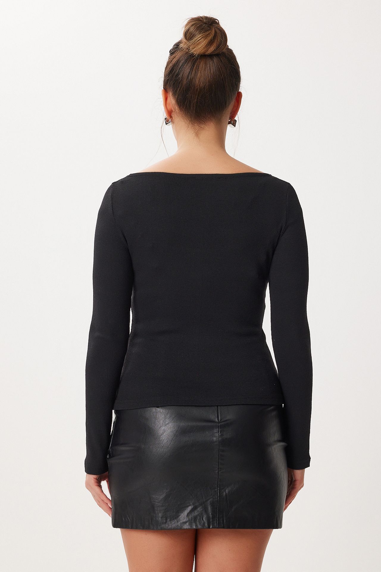 ISTANBUL Lace Detail Long Sleeve Blouse 5