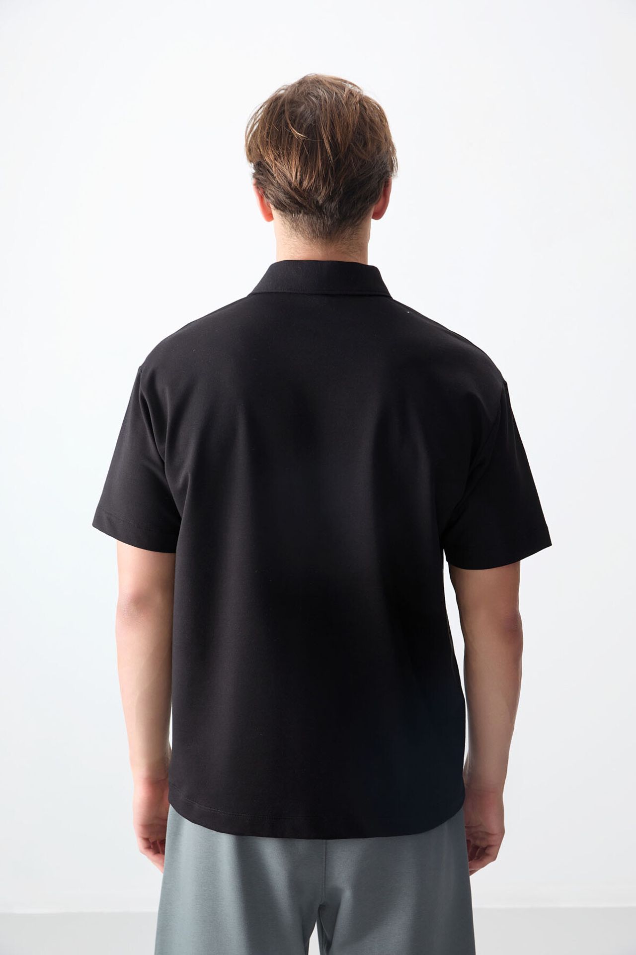 TOMMY Oversized Polo Collar T-Shirt 5