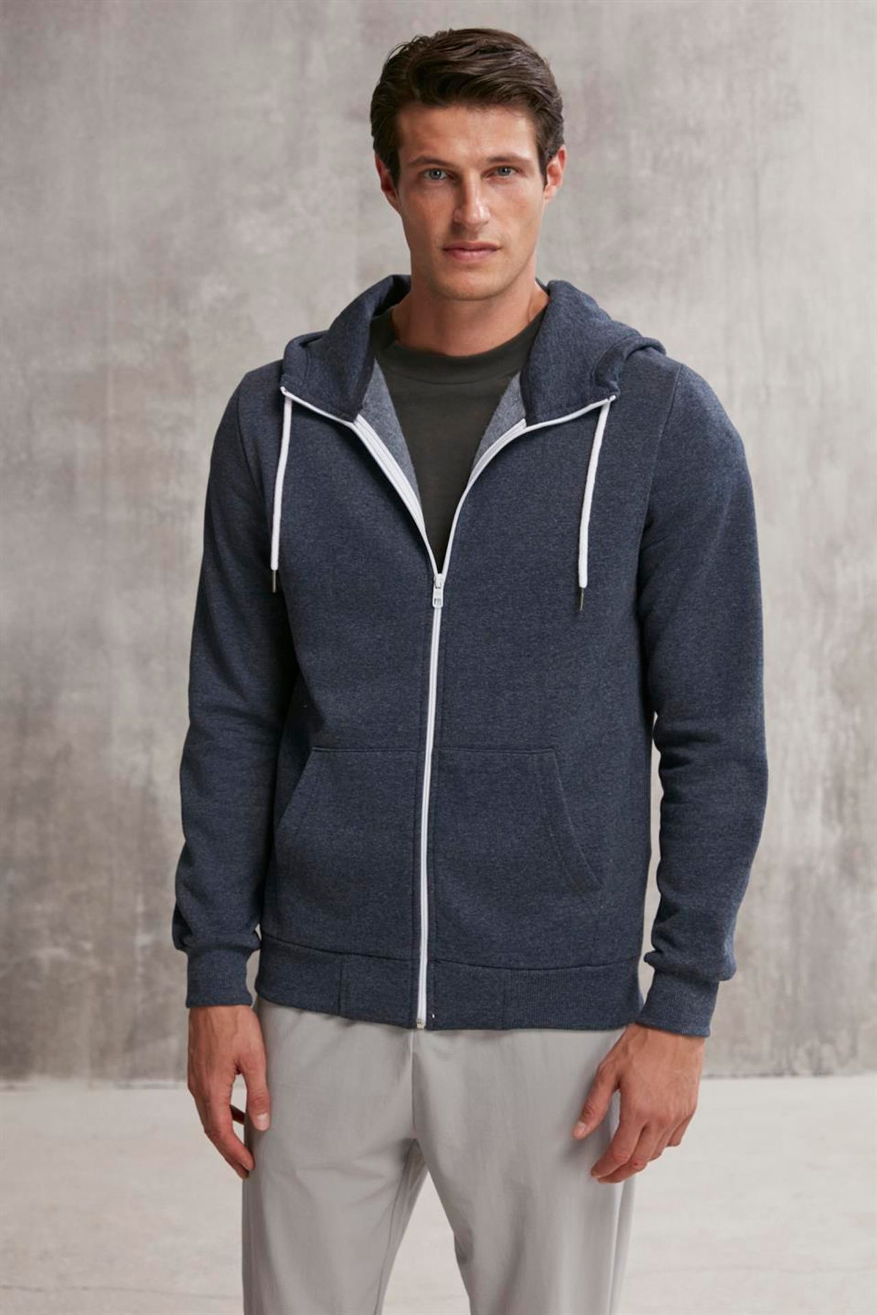 GRIMELANGE Kapüşonlu Fermuarlı Sweatshirt 2