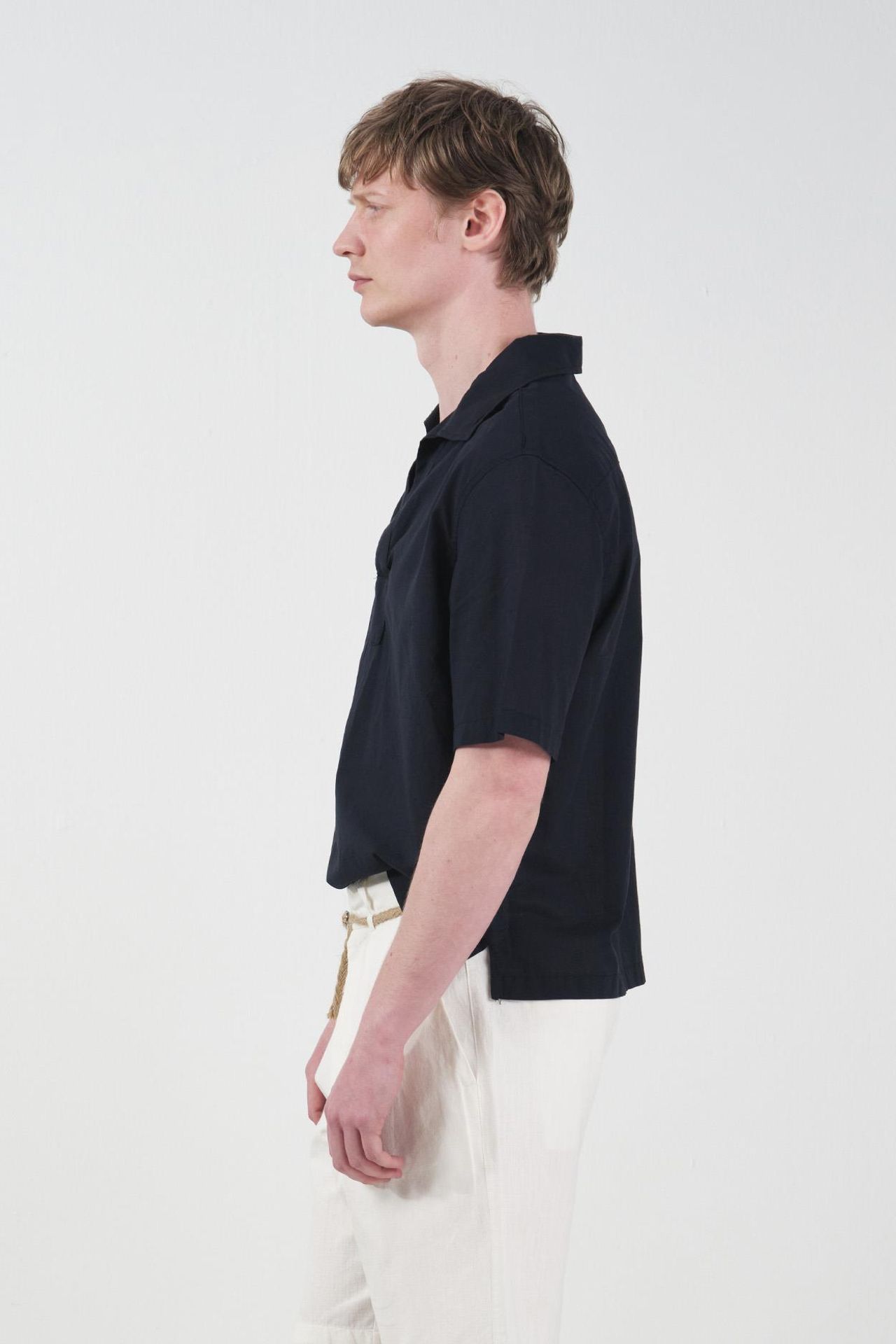 GIESTO Short Sleeve Cotton Poplin Shirt 4