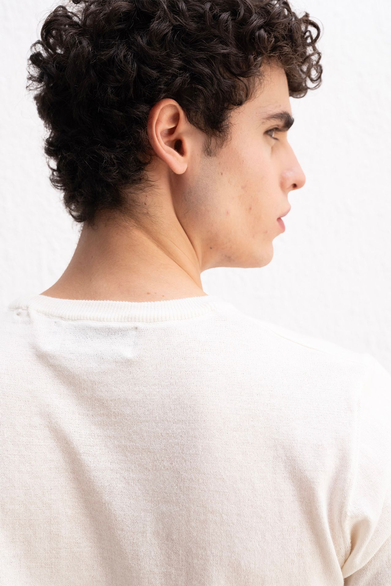 GIESTO Solid Crew Neck T-Shirt 5