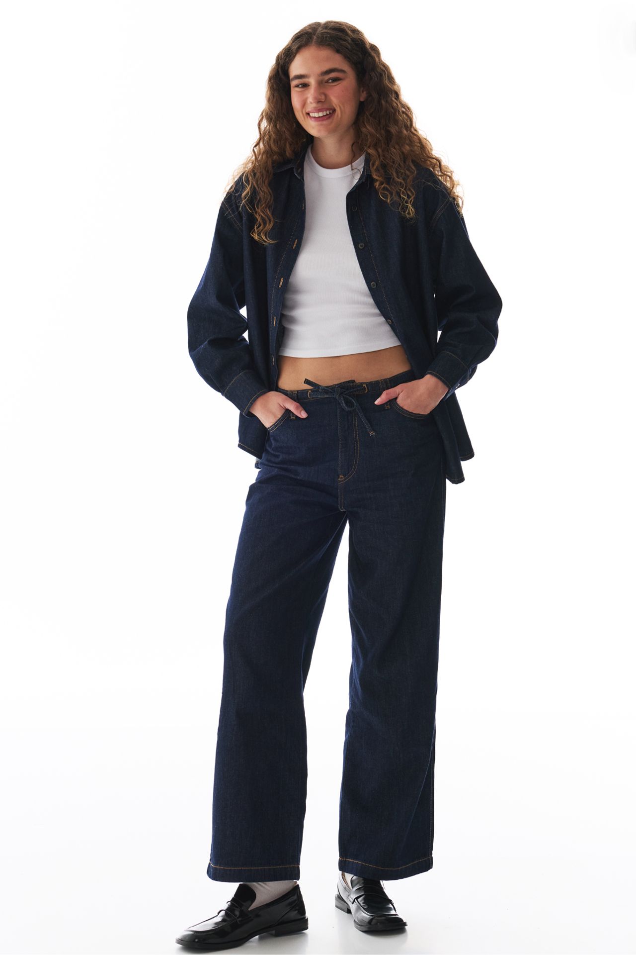 PENTI Denim Straight-Leg Trousers 2