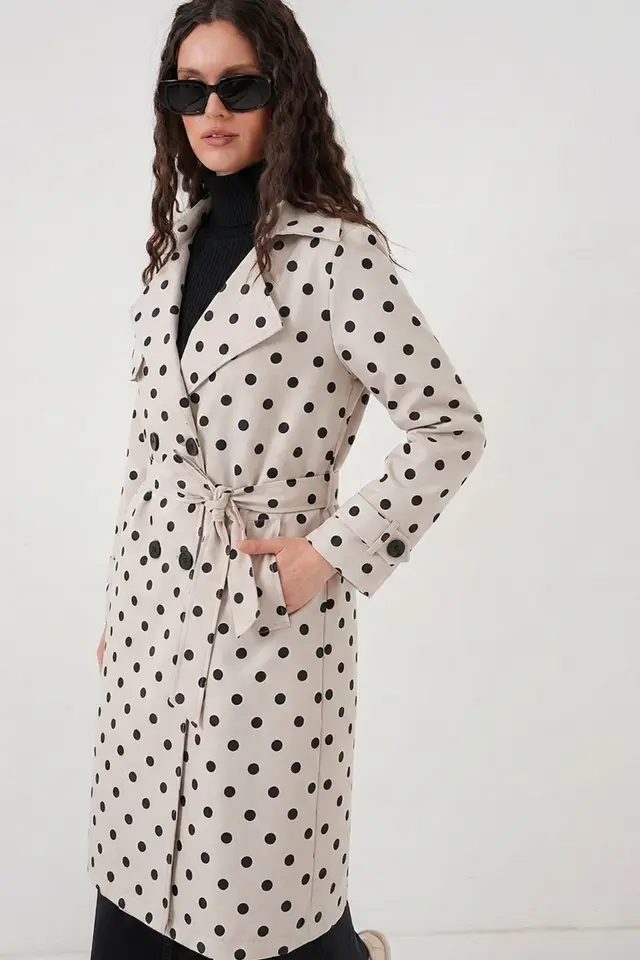 BDART Belted Long-Sleeve Trench Coat
