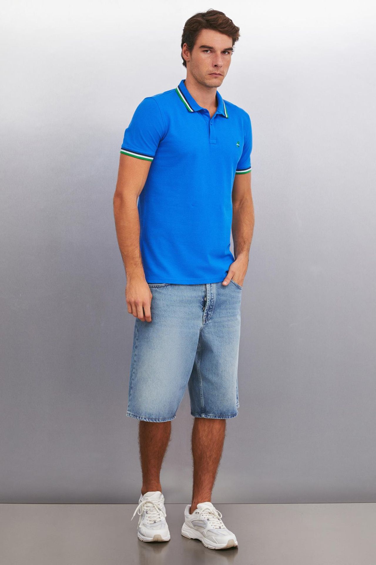 GRIMELANGE Polo Yaka Düğmeli Tişört 2