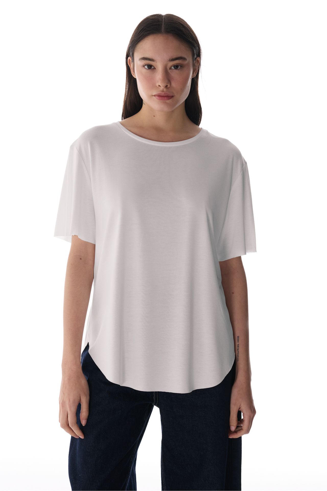 PENTI Crew Neck Oversize Modal T-Shirt 1
