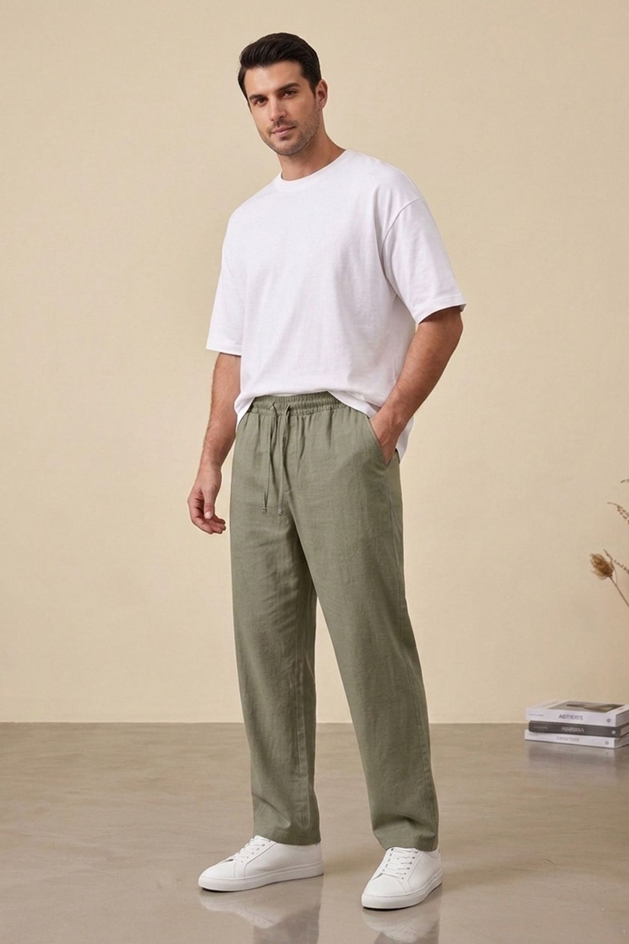 BDART Men's Straight-leg Woven Trousers 1
