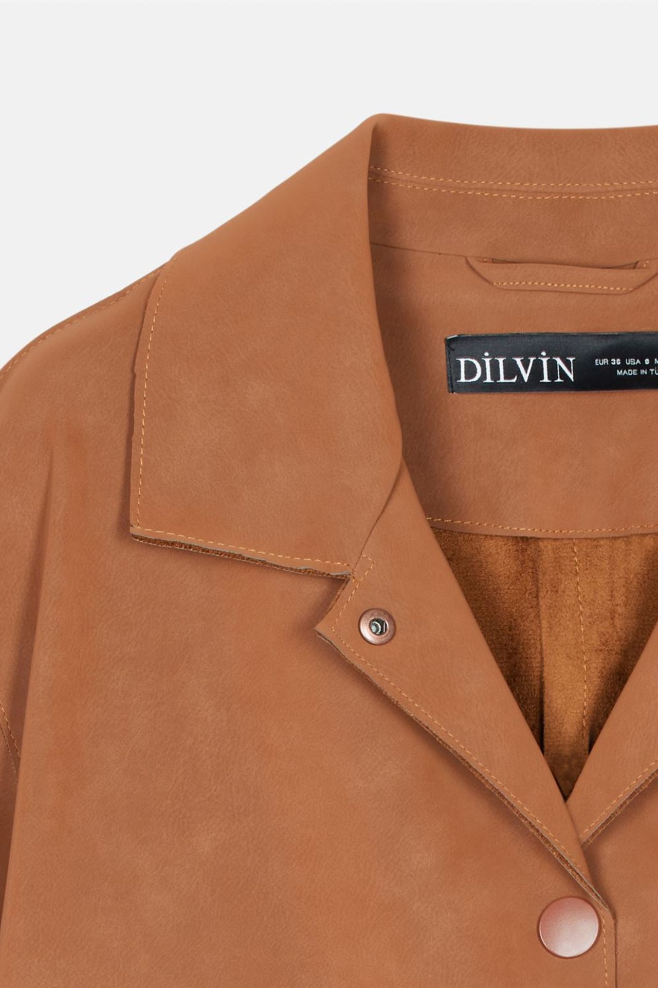 DILVIN Women’s Crop Faux Suede Jacket 7